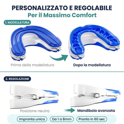 NightFlow - Dispositivo anti-russamento regolabile