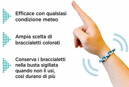 Braccialetti Antizanzare 12 Pezzi