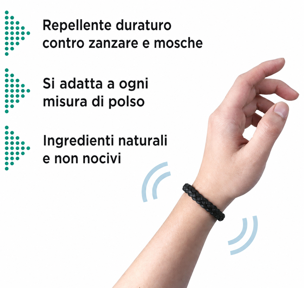 Braccialetti Antizanzare 12 Pezzi