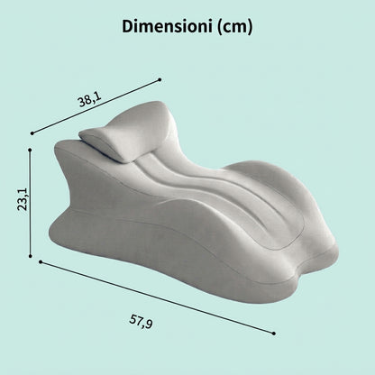 Cuscino Intimo Impermeabile con Supporto – Comfort per Ogni Posizione