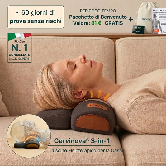 Cervinova® - Dispositivo Massaggiante Elettrico per il Collo 2.0