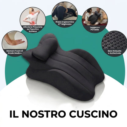 Cuscino Intimo Impermeabile con Supporto – Comfort per Ogni Posizione