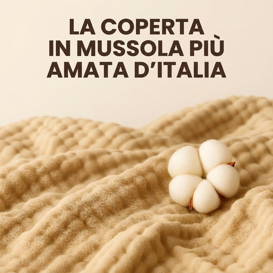 Morbida Coperta in Mussola