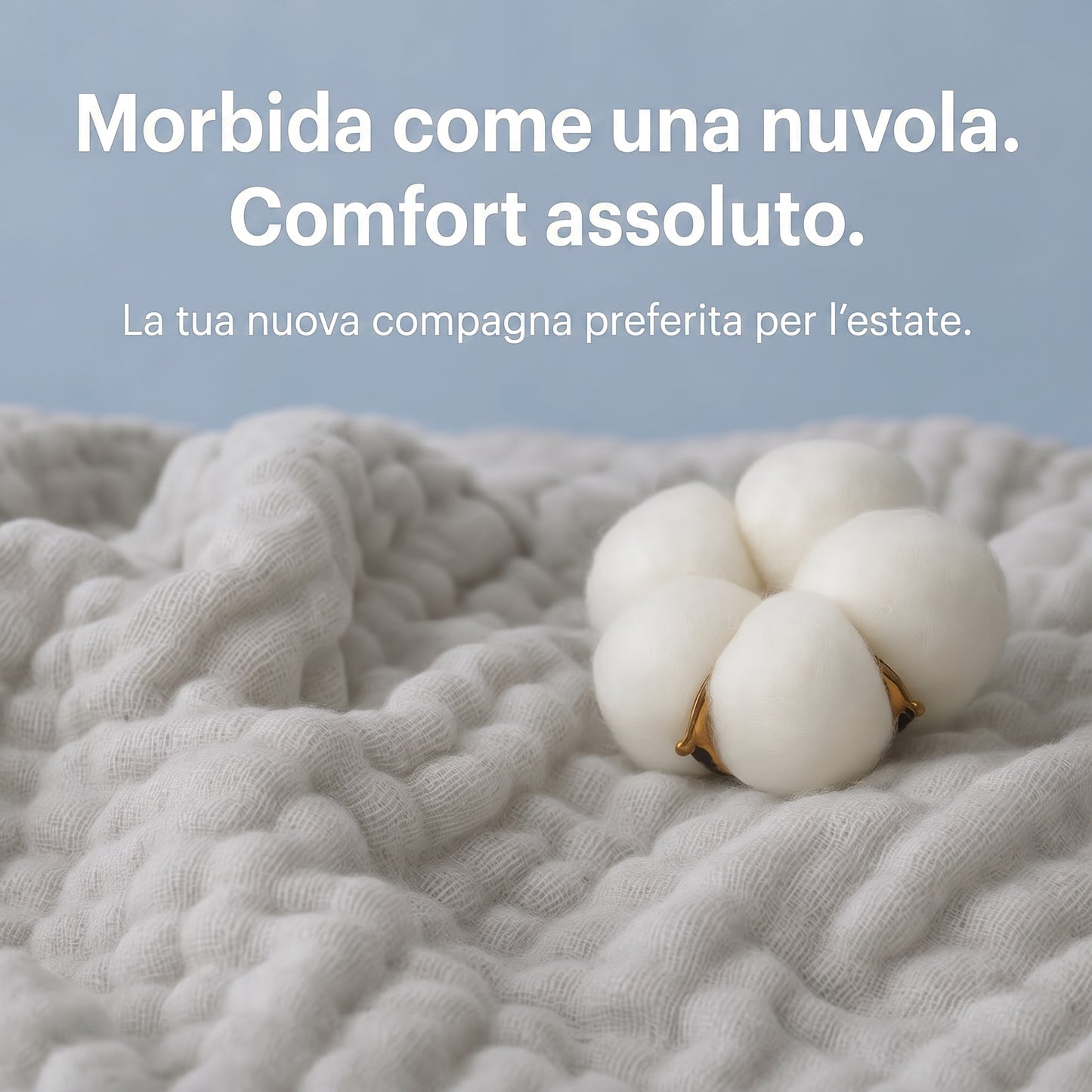 Morbida Coperta in Mussola
