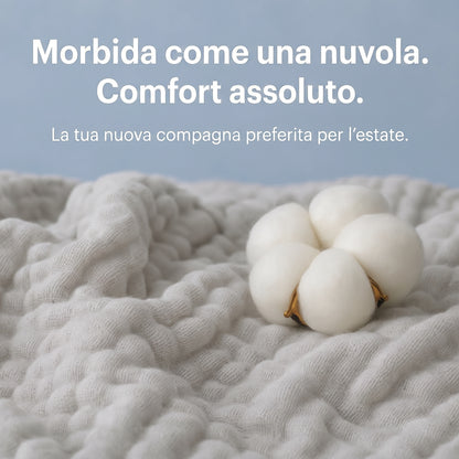 Morbida Coperta in Mussola