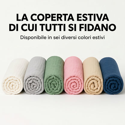 Morbida Coperta in Mussola