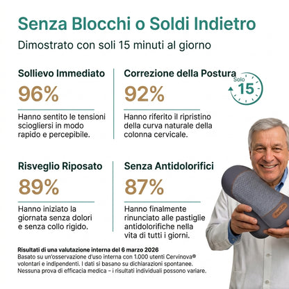 Cervinova® - Dispositivo Massaggiante Elettrico per il Collo 2.0