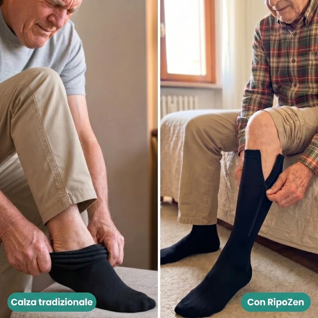 Calze a Compressione con Zip