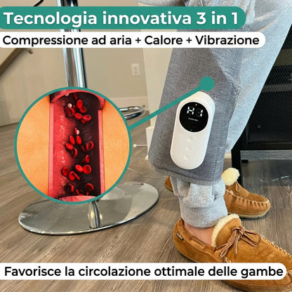 CalmFlow - Massaggiatore 3-in-1 per gambe senza dolore e piene di vitalità