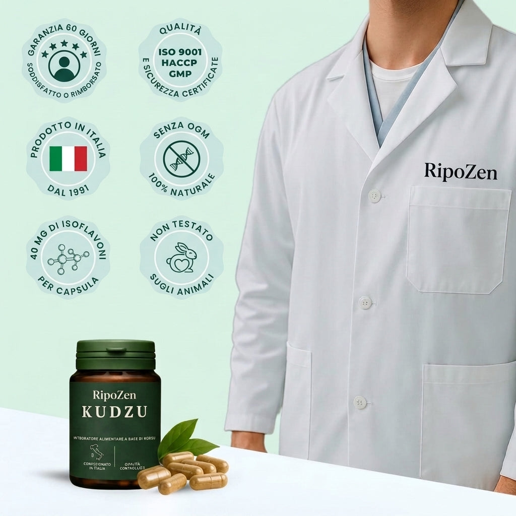 Kudzu RipoZen 40 mg di isoflavoni - 100% naturale