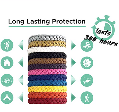 Braccialetti Antizanzare 12 Pezzi