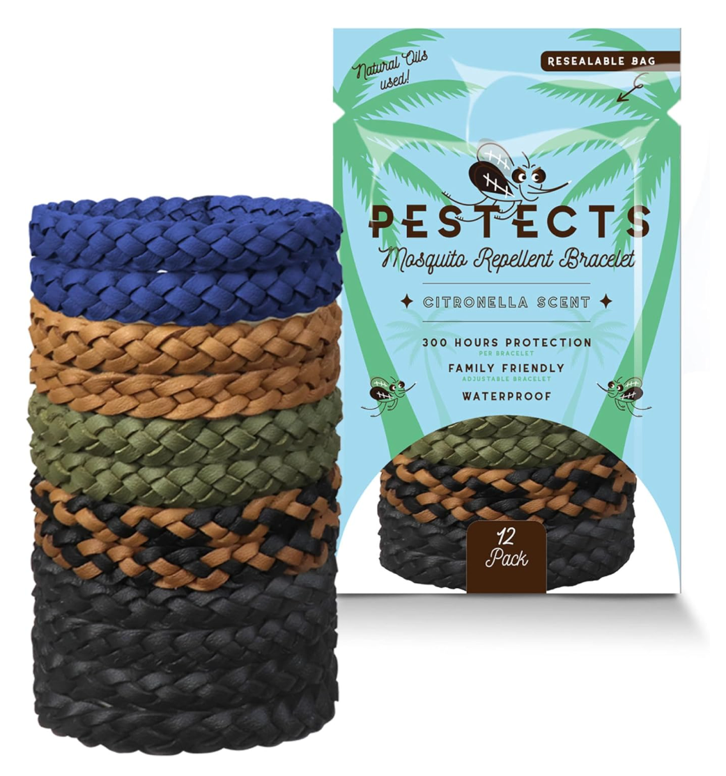 Braccialetti Antizanzare 12 Pezzi