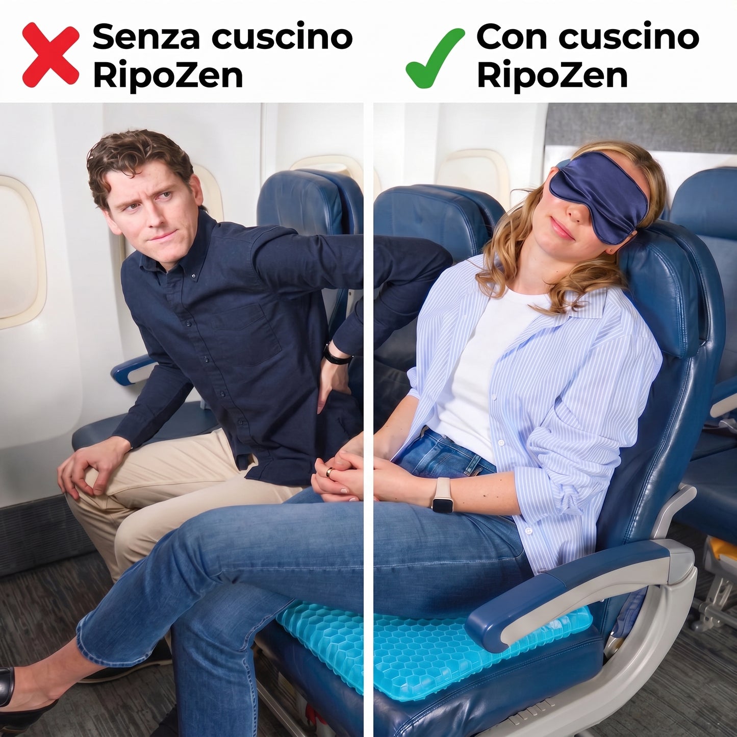 Cuscino in Gel da Viaggio - RipoZen™