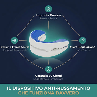 NightFlow - Dispositivo anti-russamento regolabile